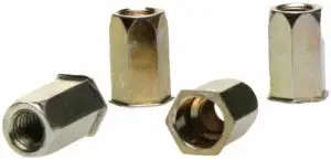 אומים משושים כתף צרה פלדה איכותית לחיבור חזק
