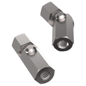 סטנדוף עם ציר M3x30-15/15 Brass מצופה ניקל