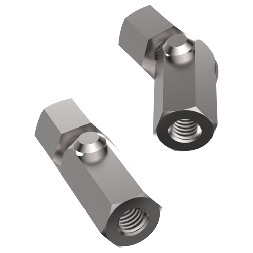 סטנדוף עם ציר M3x30-15/15 Brass מצופה ניקל