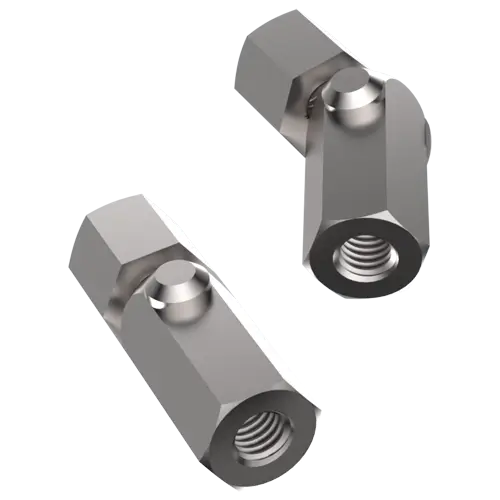 סטנדוף עם ציר M3/SW5,5x40-20/20 Brass מצופה ניקל